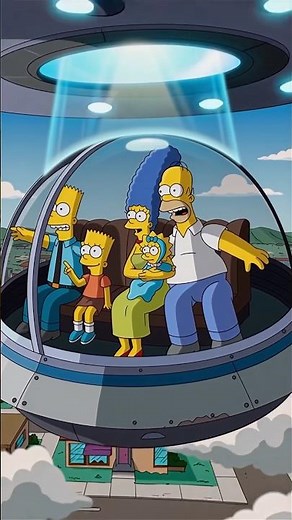 The Simpsons ( UFO ) #thesimpsons #simpsons #ai #aitools #nasa