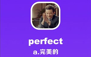 perfect：完美的