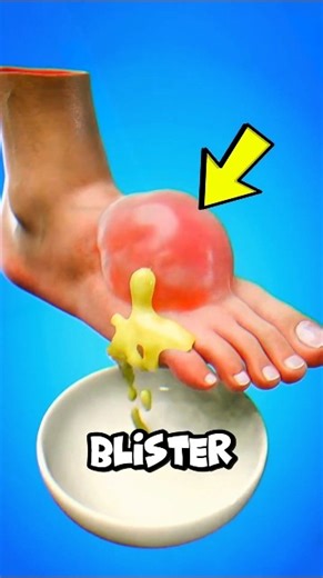Stop Popping Blisters! The Truth You Didn’t Expect😱 #blister #didyouknow #facts