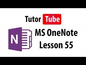 MS OneNote Tutorial - Lesson 55 - Backup Options