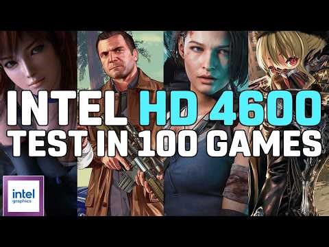 Intel HD Graphics 4600 - Test in 100 GAMES [Windows 11 - 16GB RAM]