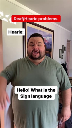 Things hearie people say… #deaf #funny #signlanguage | Somedeafguy