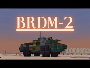 Minecraft: How to build a Tank in Minecraft (BRDM-2) Minecraft Tank Tutorial