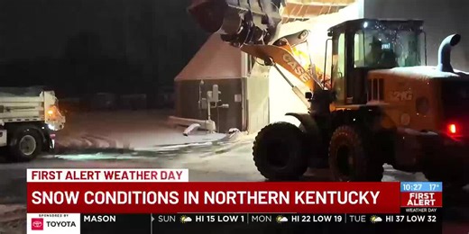 Snow and road conditions in Northern Kentucky