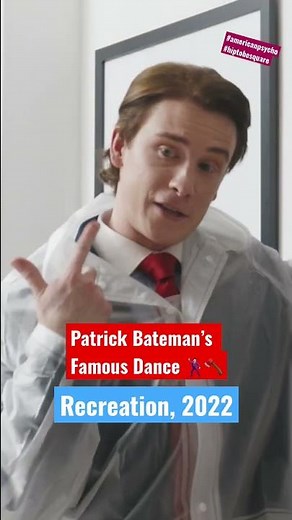 Patrick Bateman’s Famous Dance 🕺🏻 #americanpsycho