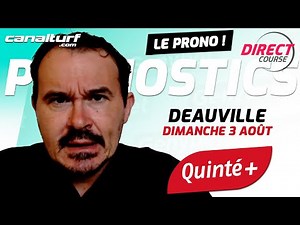 Pronostic Quinté et des courses PMU du Dimanche 3 août 2025 - En partenariat avec ‪@GenybetTurf‬