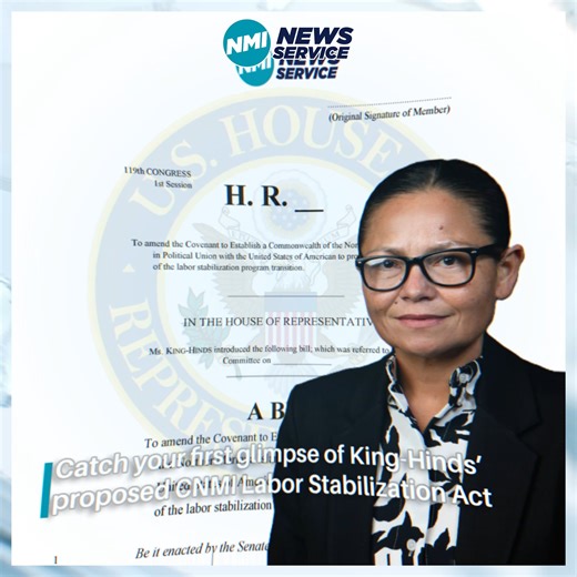 CNMI Delegate Kimberlyn King-Hinds has circulated the draft text of the Northern Mariana Islands Labor Stabilization Act, giving the public an early look at proposed changes to the CNMI immigration transition framework. The draft would replace the current 2029 end date with language extending the program to at least 2039, create a process for possible future extensions tied to labor needs, set a 15,000-per-year permit cap with an additional 3,000 permits for construction and extraction occupatio