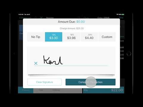 How to use key features on talech Register | Elavon, Inc.