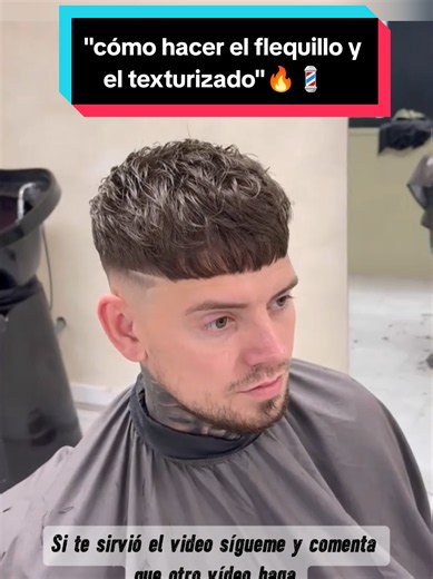 la técnica más fácil de hacer el flequillo 💈 Y si quieres aprender barbería desde cero ve al link de mi perfil 👉🔗#barberia #flequillo#barberoprincipiante #texturizado