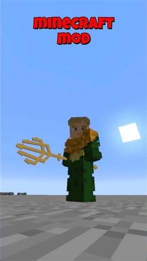aquaman classic in Minecraft #minecraftmods #dcmultiverse #justiceleague #aquaman #gaming