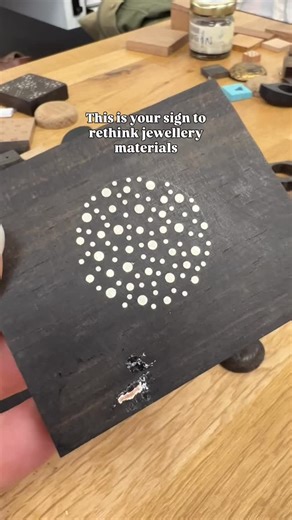A timely way to rethink jewellery materials ⬇️ 💡 With gold and silver prices continuing to rise, many jewellery designers are rethinking how, and what will they make. Our Wood, Silver & Pearl Inlay workshop offers a timely and practical alternative. It explores how to use wood as a central material in contemporary jewellery, combining it with silver pique dots and pearls to create refined, tactile pieces. It’s an opportunity to experiment beyond precious metals while still incorporating them th