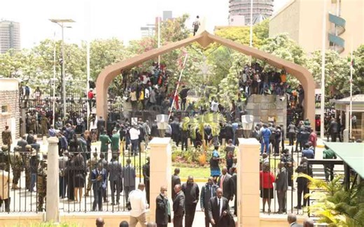 Public Viewing of Raila Odinga's body moved to Kasarani after tension grips parliament