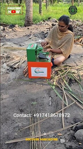 Coconut Broom Sticks Making Machine