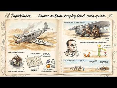 Before The Little Prince, He Nearly Died in the Sahara