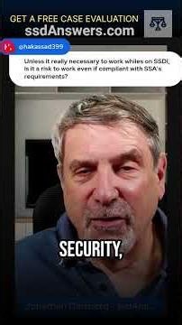 Working While on SSDI?