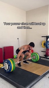 Power clean workout for explosive jump
