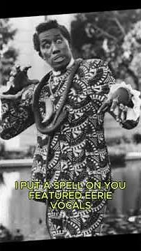 Screamin’ Jay Hawkins Facts #history #motivation #Facts #blackhistoryfacts #pioneer