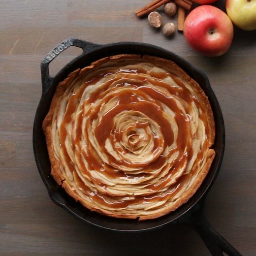 17M views · 117K reactions | This caramel rose apple pie is...