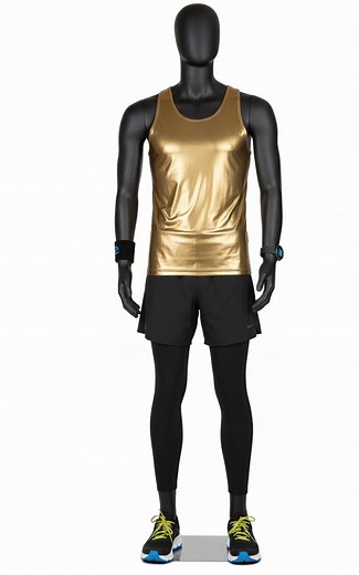 Matte Black Male Mannequin: Full Body Display, Metal Stand (74 Inches) - Etsy