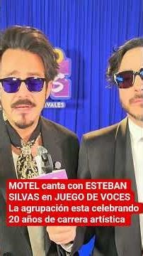 MOTEL sings with ESTEBAN in JUEGO DE VOCES. The group is celebrating 20 years of artistic career.
