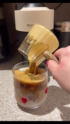 French Lavender Vanilla Iced Coffee (Decaf Nespresso Magic)💜