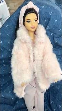 Casaco para Barbie fácil de fazer | DIY roupa de boneca passo a passo