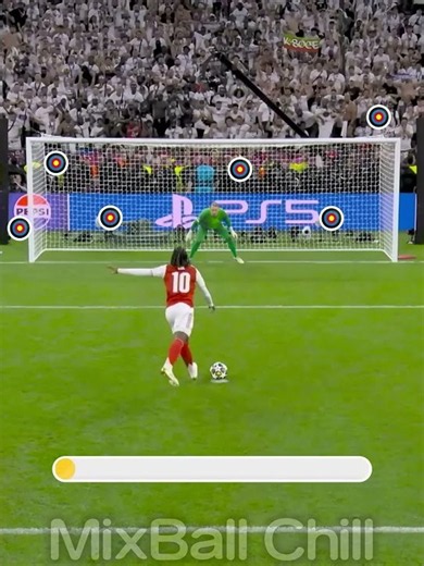 Where will he shoot? (P9) #edit #history #football #arsenal #ps5 #psg #mixballchill #championleague