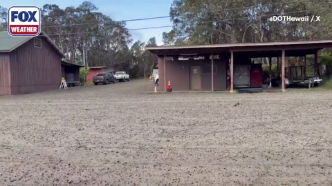 Road closures in Hawaii amid a volcano eruption