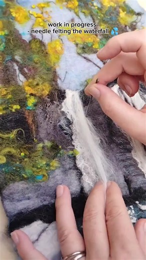 Felt Landscapes: Needle Felting at Janet's Foss