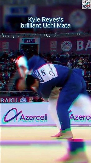 Unstoppable Force: Kyle Reyes's Signature Uchi Mata! 🔑 #judo