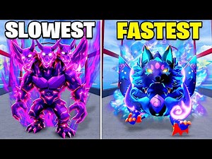 Slowest To Fastest Fruits in Blox Fruits Update 30