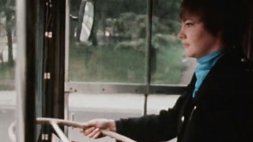 BBC Archive: Sandra Holt, the UK's first woman bus drive in 1970