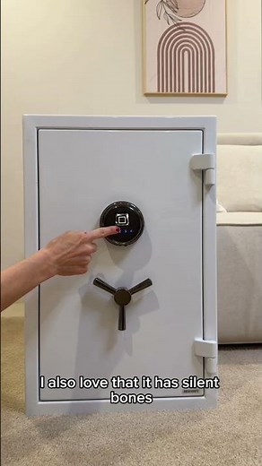 RPNB - Large White Fireproof Safe with Fingerprint Sensor - RPFS66W Unboxing Review