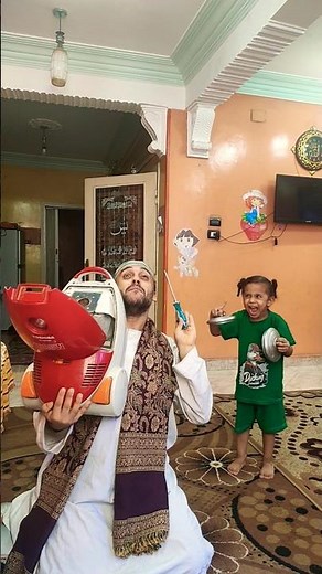 شوفو عملت مقلب في بابا مع الكهرباء 🤦😅