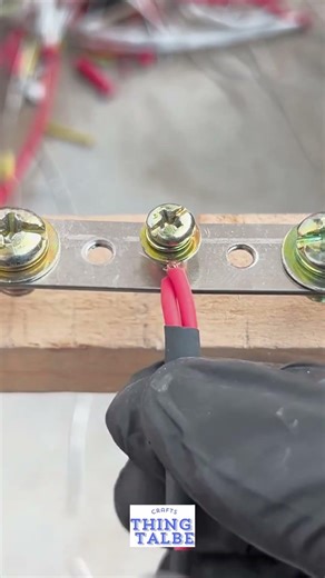 Fraying the Strands Spread the wire strands apart to wrap them around the screw terminal