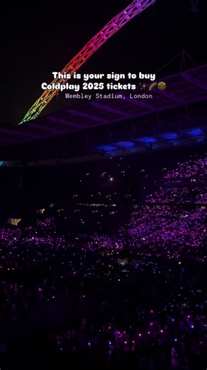 Coldplay 2025 ✨🪩🌈🤩 Coldplay will be returning to Wembley Stadium next year on the following dates: - Fri 22nd Aug 2025, 5pm - Sat 23rd Aug 2025, 5pm - Tues 26th Aug 2025, 5pm - Wed 27th Aug 2025, 5pm - Sat 30th Aug 2025, 5pm - Sun 31st Aug 2025, 5pm - Weds 3rd Sep 2025, 5pm - Thurs 4th Sep 2025, 5pm - Sun 7th Sep 2025, 5pm - Mon 8th Sep 2025, 5pm Tickets go on sale Fri 27th Sep 2024 at 9am, with pre-sale available Thurs 26th Sep 2024 from 9am. Official ticket sellers are Ticketmaster, SeeTick