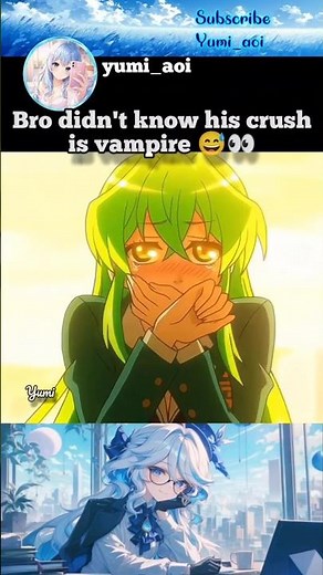 when you find out your crush is a Vampire 😱💖 | Anime Short