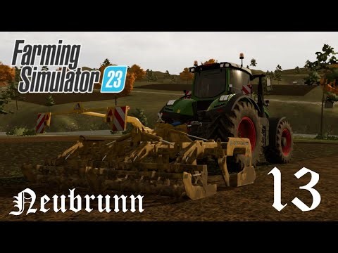 SUBSOILING & SOWING grass with NEW seeder- NEUBRUNN FS 23 #13