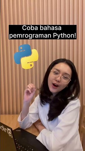 Python menjadi salah satu bahasa pemrograman yang ramah untuk pemula lho!👏 Yuk belajar bareng🚀