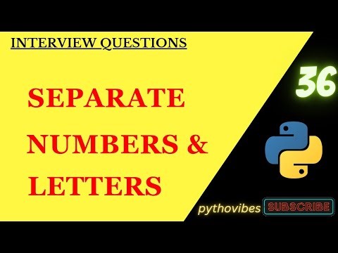 how to separate alphabets and digits in Python #interview #programming #coding ‪@pythonvibes_‬