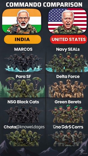 India vs USA 2024: Ultimate Commando Comparison | MARCOS vs Navy SEALs 🔥