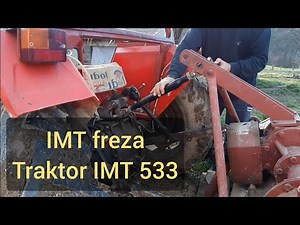 Skidanje freze sa traktora - imt 533 traktor