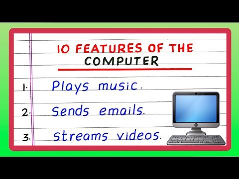 Features of Computer | Characteristics of Computer | 10 Features of Computer | 10 Characteristics