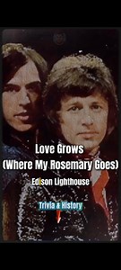 Love Grows (Where My Rosemary Goes) Edison Lighthouse Lyrics Music #edison #lighthouse #pop #music #lyrics #classic #fyp #follower #everyone #highlights "Love Grows (Where My Rosemary Goes)" is the debut single by Edison Lighthouse. The song reached the No. 1 spot on the UK Singles Chart on the week ending 31 January 1970, where it remained for a total of five weeks. "Love Grows (Where My Rosemary Goes)" was written by Tony Macaulay and Barry Mason and was first recorded by Geoff Turton as "Jeff