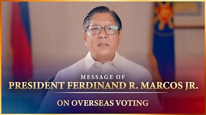 Sa lahat ng Filipino overseas voters, bukas pa ang online voting para sa 𝗛𝗮𝗹𝗮𝗹𝗮𝗻 𝟮𝟬𝟮𝟱 hanggang Mayo 12! Huwag palampasin ang pagkakataong makibahagi sa kinabukasan ng ating bayan. Gamitin ang inyong karapatang bumoto para sa isang mas maunlad at matatag na 𝘽𝙖𝙜𝙤𝙣𝙜 𝙋𝙞𝙡𝙞𝙥𝙞𝙣𝙖𝙨. 🇵🇭 Bisitahin ang COMELEC website: ov.comelec.gov.ph/vote | Bongbong Marcos