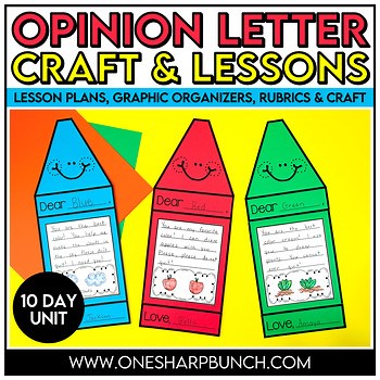 The Day the Crayons Quit - Opinion Writing Crayon Craft