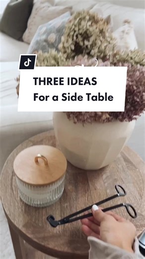 3 Side Table Styling Ideas for Your Living Room