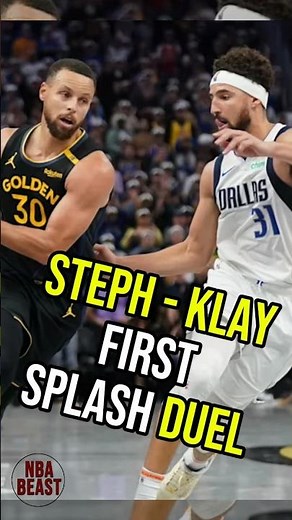 STEPHEN CURRY vs KLAY THOMPSON - First Splash DUEL Highlights (Nov 12, 2024) #warriors #nba #duel