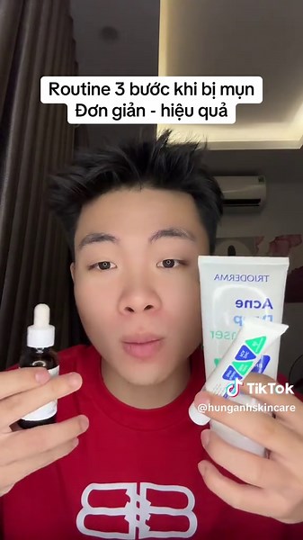 Da dầu mụn: Routine 3 bước đơn giản