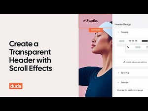Create a Transparent Header with Scroll Effects